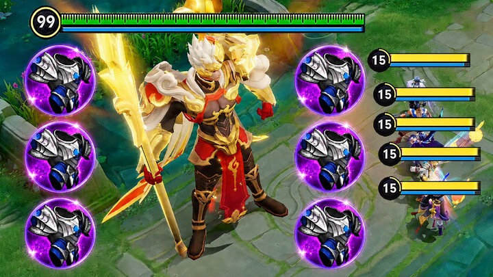 How big can Yang Jian get when he stacks 100,000 HP? His size is just insane!