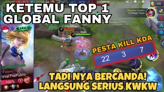 KETEMU TOP 1 GLOBAL FANNY!! TADI NYA BERCANDA, LANGSUNG SERIUS WKWK