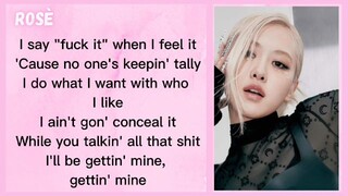 BLACKPINK (블랙핑크) - TALLY (EASY LYRICS)