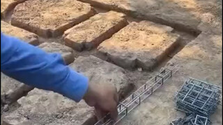 Mini version of the whole process of building a house