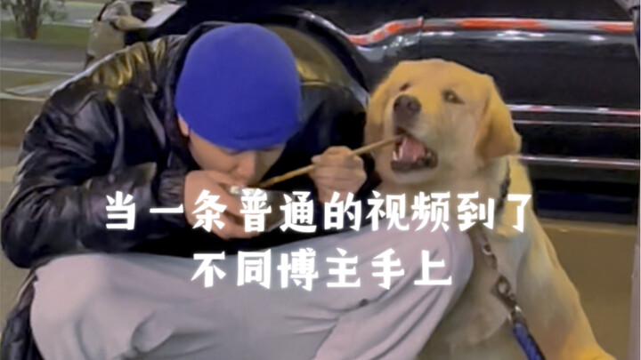 当一条普通的视频到了不同博主手上，是如何展现？