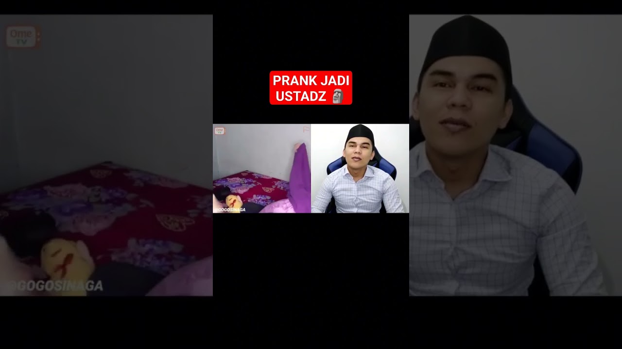 langsung pakai kerudung 😭 - Prank Ome Tv - Bstation