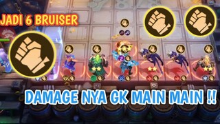 COMBO 6 BRUISER JADI KELAR SEMUA - GAMEPLAY MAGIC CHESS