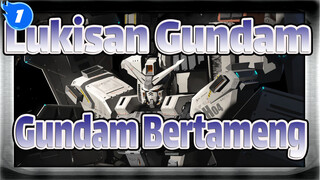 [Lukisan,Gundam],Gundam,Bertameng,Dengan,Empat,Perisai!,Kekuatan,Luar,Biasa!_1