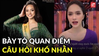 Dân tình trầm trồ khi Hương Giang trả lời câu hỏi ứng xử khó nhằn của Mai Ngô