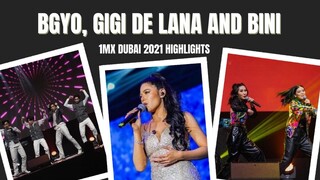 BGYO, BINI AND GIGI DE LANA | 1MX Dubai 2021 Highlights