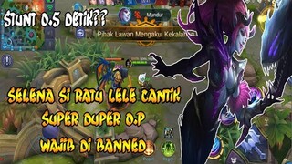 SELENA SI RATU LELE CANTIK YANG STUNTNYA BIKIN MUSUH AUTO SURRENDER ?!?! MOBILE LEGENDS