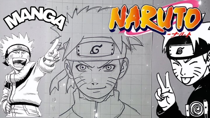 menggambar uzumaki Naruto