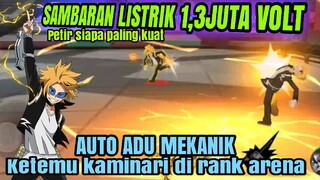 saling adu mekanik kaminari vs kaminari my hero academia arena rpg