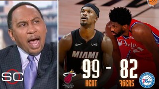 "No Harden, No win game" - ESPN shocked Embiid 22pt as 76ers loss to Heat 99-82