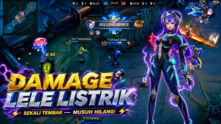 Lele Selena bikin lawan terperangkap | MLBB MOBILE LEGEND