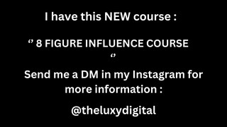 8 FIGURE INFLUENCE COURSE