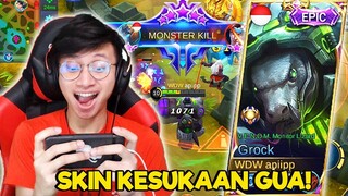 SKIN EPIC GROCK TERBAU VENOM LIZARD KACAU BGT ! - MOBILE LEGENDS INDONESIA