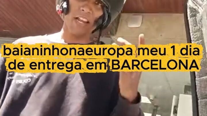 baianinhonaeuropa meu 1 dia de entrega em BARCELONA