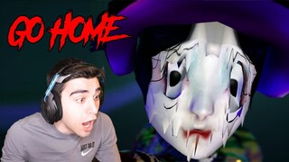 100% THE WEIRDEST JAPANESE HORROR GAME EVER! - Go Home (Part 2 / Ending)