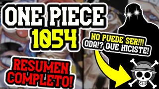 ¡¡¡NO ME LO CREO!!! ODA ESTÁ LOQUISIMO!! ONE PIECE 1054 | ONE PIECE MANGA 1054 COMPLETO!!! DIOOOOS!!