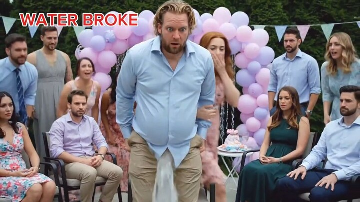 He Went Into Labor On His Own Babyshower