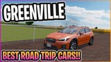 BEST ROAD TRIP CARS!! || Greenville ROBLOX