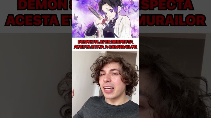 Etica samurailor aplicata in Demon Slayer