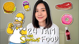 24 JAM MAKAN MAKANAN DI THE SIMPSON!!