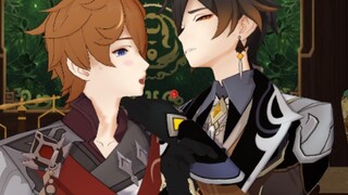 [Animasi Patung Pasir Genshin Impact] Putra kaisar menyebarkan~bebek~makanan
