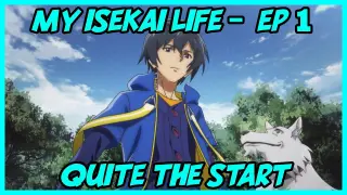 My Isekai Life Episode 1 Review! - My thoughts and views on the first episode, a weird one