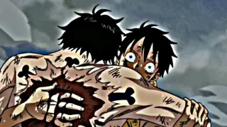 Luffy having a harder time than anyone! (one of the sadness part. [Ace death])