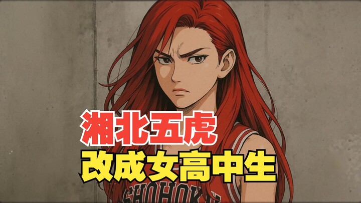 【灌篮高手】当AI把湘北五虎改成女高中生