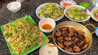 Gỏi Mầm Tôm Thịt Ngon Miệng | MienTayTV