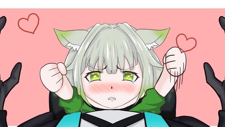[ Arknights ] Xixi, why are you blushing? Hehehehe~ Give me two more punches~ Hehehe~