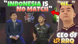 Indonesia and Philippines DRAMA for the UPCOMING MSC…