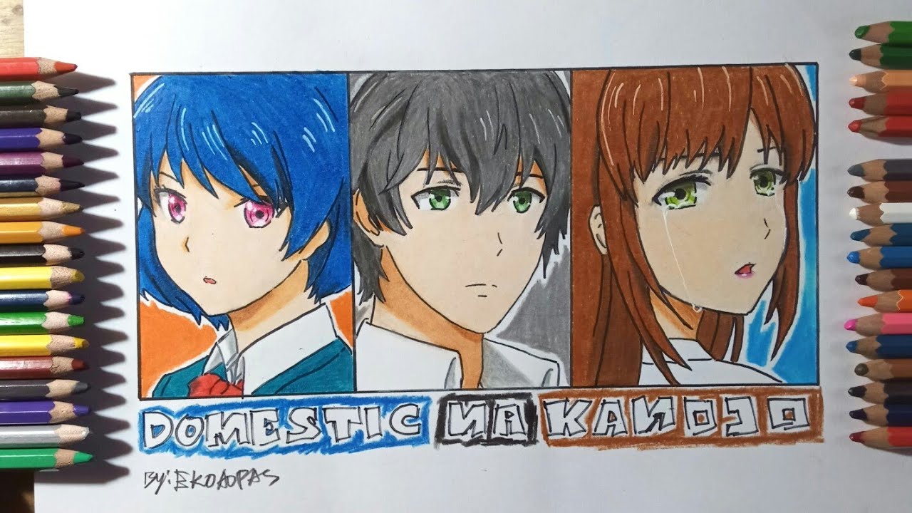 ❤️domestic na kanojo/ Domestic Girlfriend - Speed Drawing