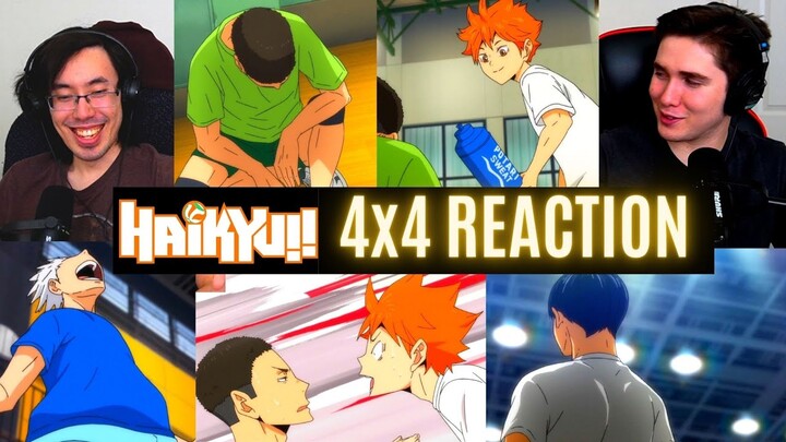 REACTING to *4x4 Haikyuu* PLAY IT COOL!!! (First Time Watching) Sports Anime