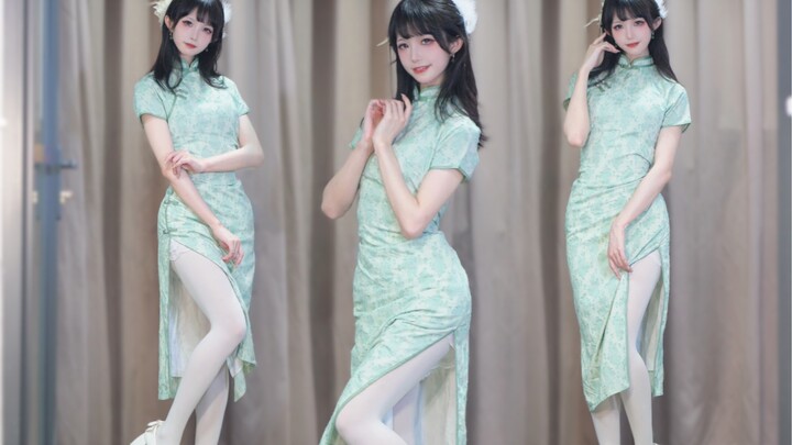 Gentle and charming cheongsam beauty～(〃∇〃)