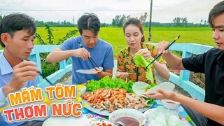 |1097| LẦN ĐẦU CHO ANH BA ĂN THỬ BÚN ĐẬU MẮM TÔM THƠM NGÁT RUỘNG ĐỒNG.