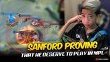 SANFORD SHOWING THAT HE DESERVE TO PLAY IN MPL . . .😱