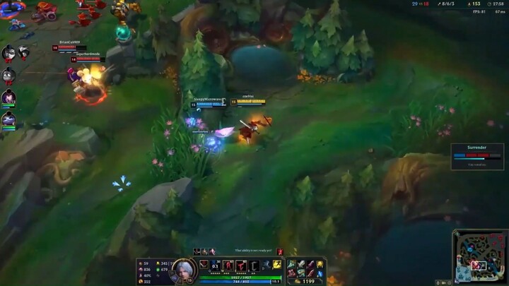 Vi kết hợp cùng jayce búa và nắm đấm hạ gục kẻ thù #game