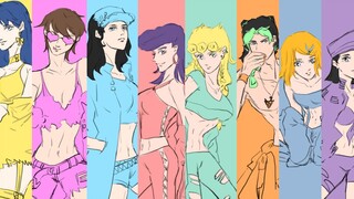 【JOJO/乔家大院性转】how long你在看着我吧！——乔斯达家人均模特