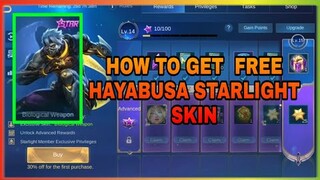 How to Get Starlight Hayabusa For Free | No diamonds Used | •MobileLegends 2021