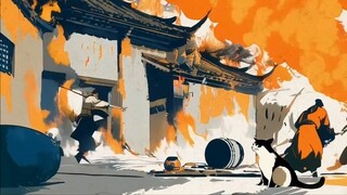 Animasi gaya AI Cina "Saya kucing ubin"｜Tentang keberanian dan misi