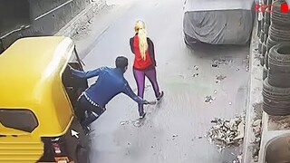 Instant Karma Caught on CCTV Camera