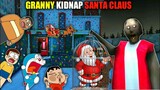 GRANNY KIDNAP SANTA CLAUS | Can Doraemon Nobita Save Santa | Christmas Granny 3 | Doraemon Vs Granny