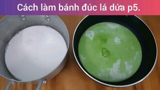 cách làm bánh đúc lá dứa phần 5