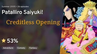 Patalliro Saiyuuki - Creditless Opening (DVD)