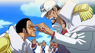Akainu Humiliates and Expels Kizaru from the Marines for Failing to Defeat Luffy - One Piece