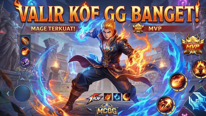 VAKE VALIR KOF DAMAGENYA EMANG GA NGOTAK😎🔥🔥