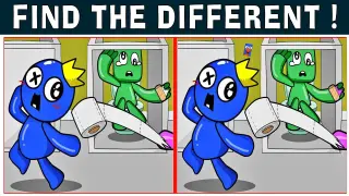Can You Find The Odd One Out Rainbow Friends #204 | Find The 3 Difference  Rainbow Friends