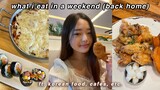 🍗 what i eat in a weekend: korean food, cafes, baseball game, etc. 🌮