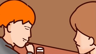 【Onion Man】The woman in the bar, the timid should be careful｜Silly Animation｜Onion and Awen