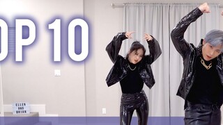 2020 Top 10 Most Popular Male Artists/Groups Cover Dances on B Station [Ellen and Brian]